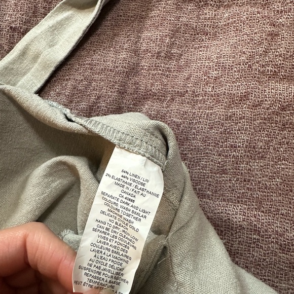 100% linen romper (in grey) - Picture 7 of 7